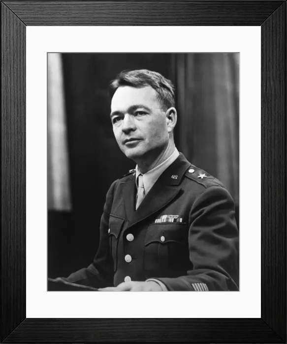 Framed Print : Chief American Prosecutor Brigadier General Teleford Taylor Framed Print : Chief American Prosecutor Brigadier General Teleford Taylor