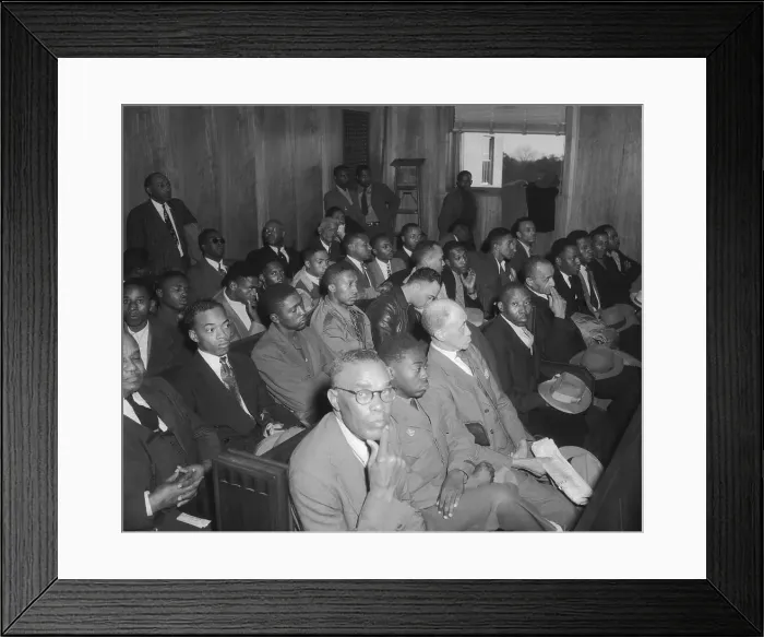 Framed Print : Waiting to Testify in Theodore Bilbo Hearing Framed Print : Waiting to Testify in Theodore Bilbo Hearing