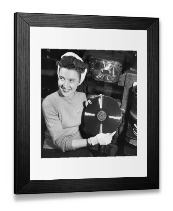 Framed Print : RCA Produces Billionth Record Framed Print : RCA Produces Billionth Record