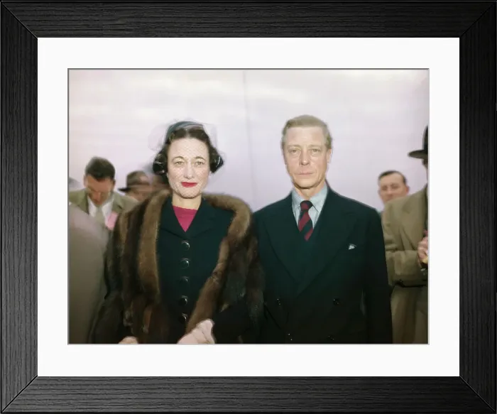 Framed Print : Duke and Duchess of Windsor on Ship Framed Print : Duke and Duchess of Windsor on Ship
