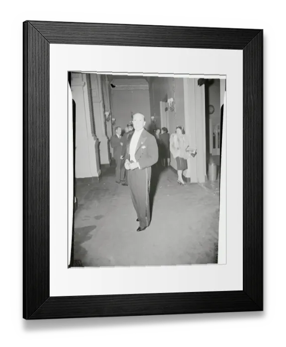 Framed Print : Marquis Georges De Cuevas Wearing Tuxedo Framed Print : Marquis Georges De Cuevas Wearing Tuxedo
