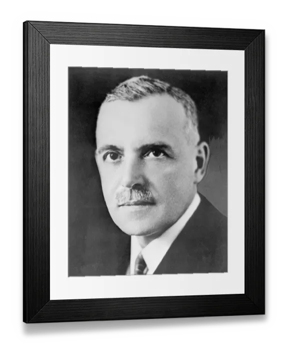 Framed Print : Close up Portrait of Louis St Laurent Framed Print : Close up Portrait of Louis St Laurent