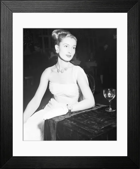 Framed Print : Model with Diamond Jewelry Framed Print : Model with Diamond Jewelry