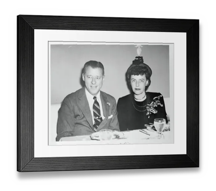 Framed Print : John D. Rockefeller's Son-in-Law and Daughter Framed Print : John D. Rockefeller's Son-in-Law and Daughter