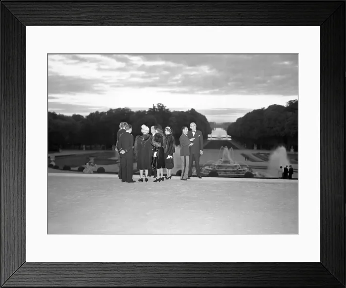 Framed Print : Peace Conference at Chateau de Versailles Framed Print : Peace Conference at Chateau de Versailles