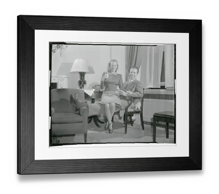 Framed Print : Portrait of June Allyson and Dick Powell Framed Print : Portrait of June Allyson and Dick Powell