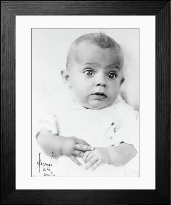 Framed Print : Prince Carl Gustaf as Baby Framed Print : Prince Carl Gustaf as Baby