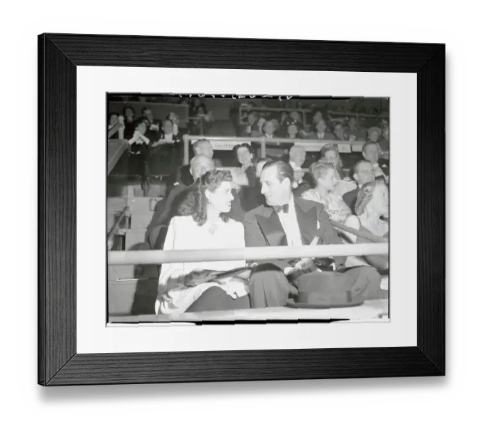 Framed Print : Mrs. Hank Greenberg Sitting with Her Husband Hank Greenberg Framed Print : Mrs. Hank Greenberg Sitting with Her Husband Hank Greenberg