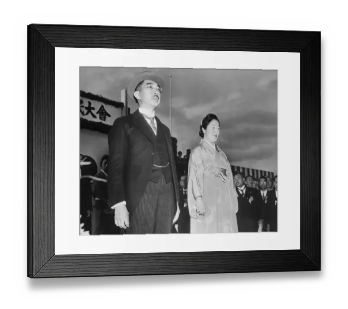 Framed Print : Emperor and Empress of Japan Framed Print : Emperor and Empress of Japan