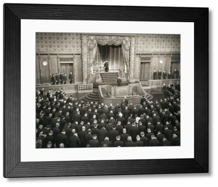 Framed Print : Emperor Hirohito Before Chamber of Peers Framed Print : Emperor Hirohito Before Chamber of Peers