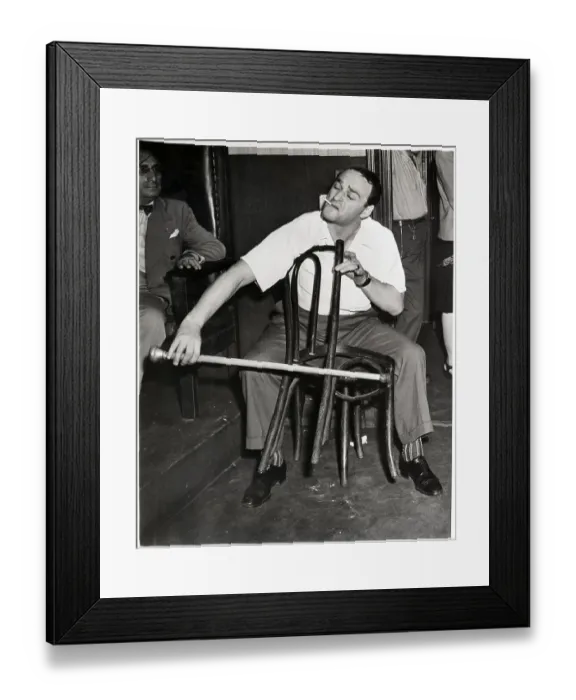 Framed Print : Actor Rehearsing; Playing Cello For Part Framed Print : Actor Rehearsing; Playing Cello For Part