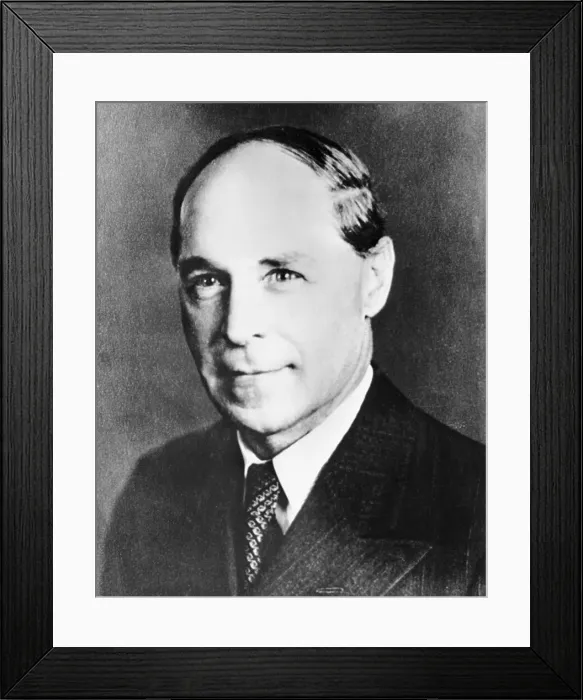 Framed Print : Geneticist Herman J. Muller Framed Print : Geneticist Herman J. Muller