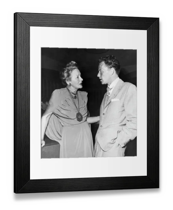 Framed Print : F. Sinatra Standing W / Hedda Hopper Framed Print : F. Sinatra Standing W / Hedda Hopper
