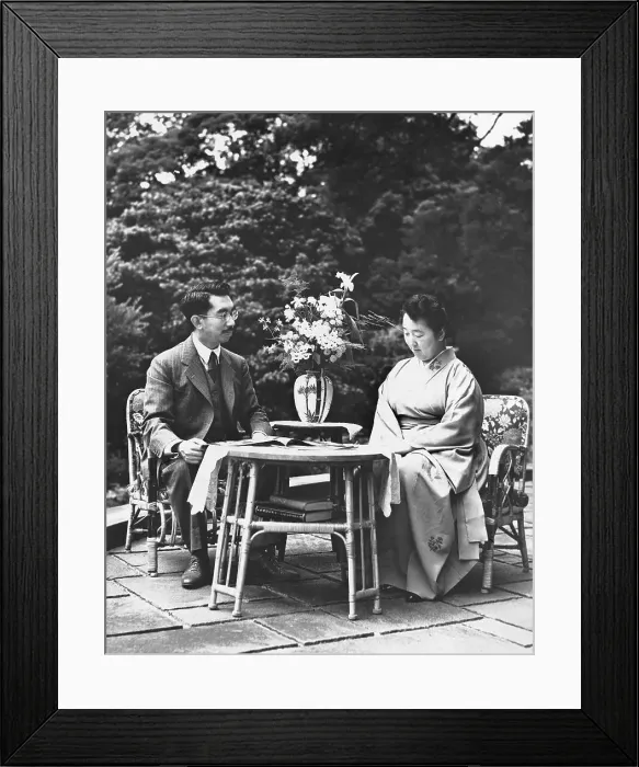 Framed Print : Emperor Hirohito and Empress Nagako Framed Print : Emperor Hirohito and Empress Nagako