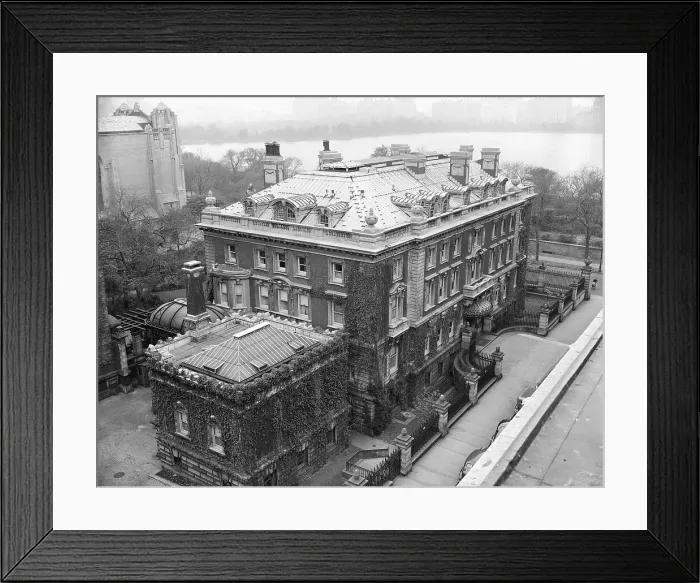 Framed Print : Andrew Carnegie Mansion Framed Print : Andrew Carnegie Mansion