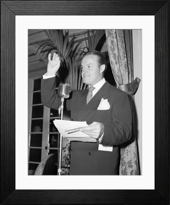 Framed Print : Bob Hope As Toastmaster Arthritis Found