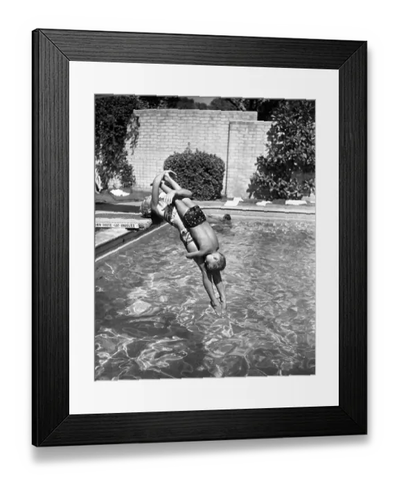 Framed Print : Child Diver Duncan Richardson Framed Print : Child Diver Duncan Richardson