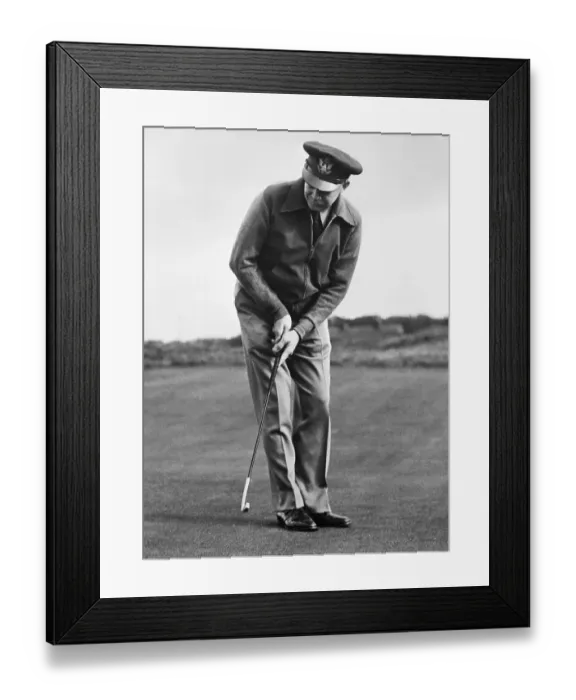 Framed Print : Dwight D. Eisenhower Playing Golf Framed Print : Dwight D. Eisenhower Playing Golf