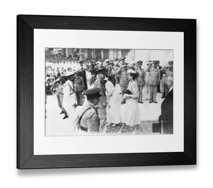 Framed Print : King George's Return to Greece Framed Print : King George's Return to Greece
