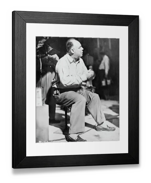 Framed Print : Portrait of French Director Jean Renoir Framed Print : Portrait of French Director Jean Renoir