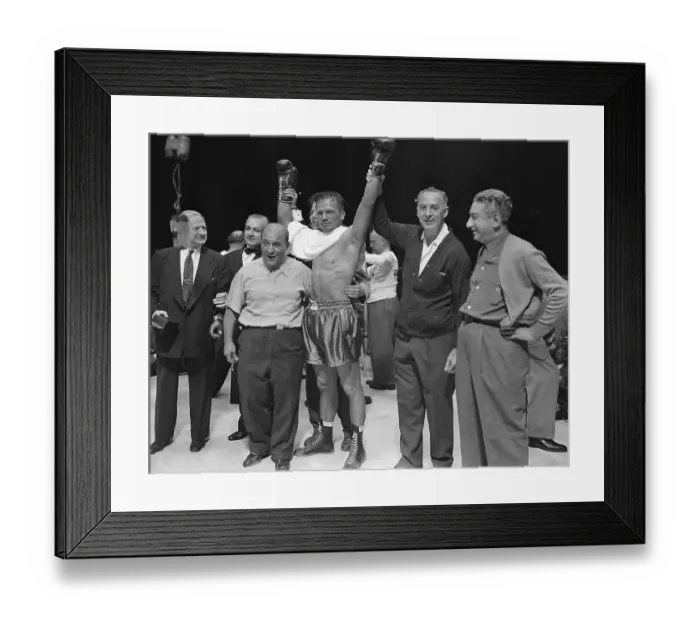 Framed Print : Champ Tony Zale Arms Raised Framed Print : Champ Tony Zale Arms Raised