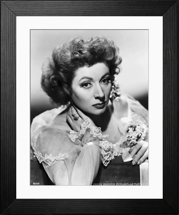 Framed Print : Greer Garson, Headshot Framed Print : Greer Garson, Headshot