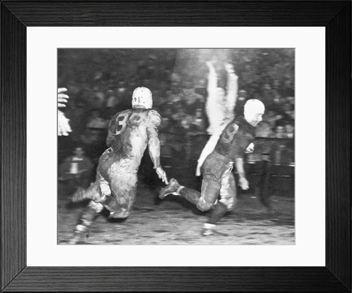 Framed Print : Marshall Goldberg Scoring Touchdown Framed Print : Marshall Goldberg Scoring Touchdown