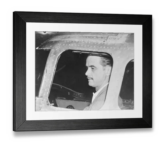 Framed Print : Howard Hughes Taking to the Air After Recovery Framed Print : Howard Hughes Taking to the Air After Recovery