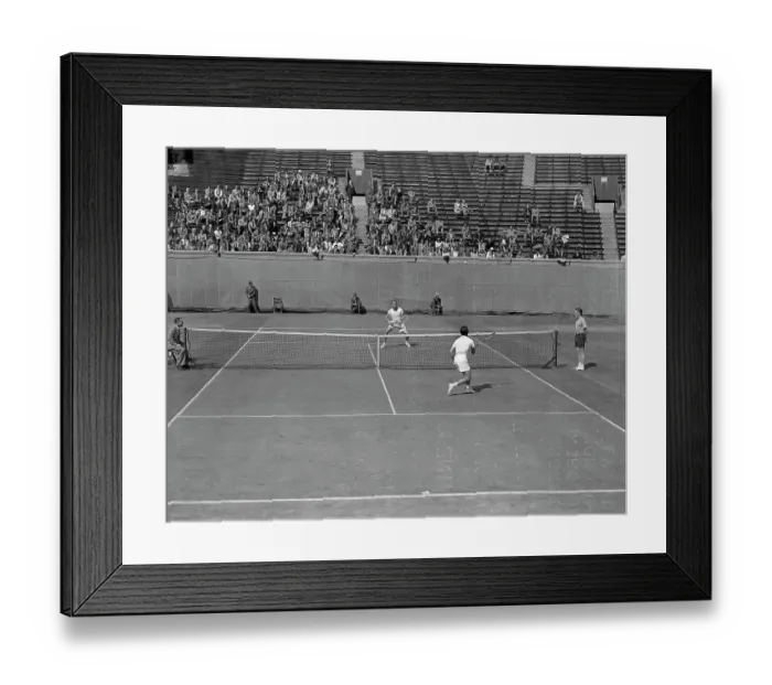 Framed Print : Jack Kramer and Torsten Johansson Framed Print : Jack Kramer and Torsten Johansson