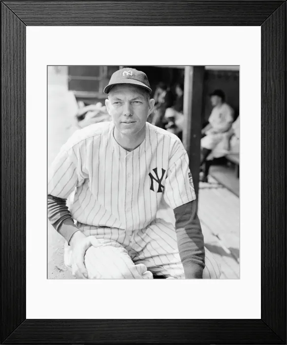 Framed Print : Bill Dickey In Catcher'S Uniform Framed Print : Bill Dickey In Catcher'S Uniform