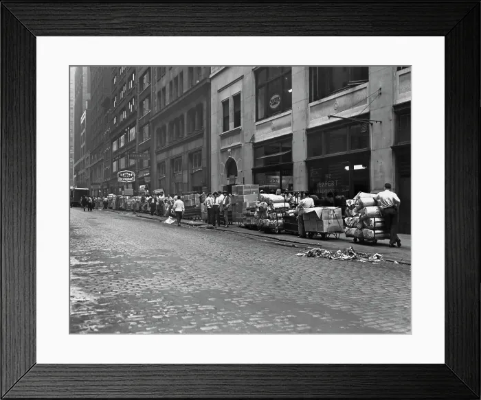 Framed Print : Shipping, Trucking & Tugging Strikes Hit NYC Framed Print : Shipping, Trucking & Tugging Strikes Hit NYC