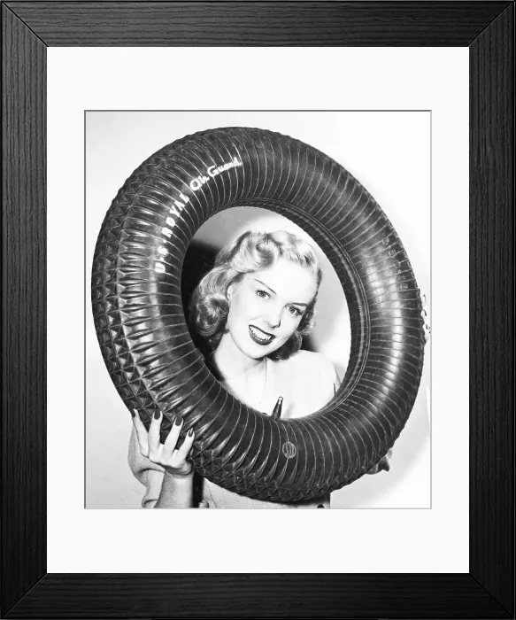 Framed Print : Model Advertising New Style Inner Tube Framed Print : Model Advertising New Style Inner Tube