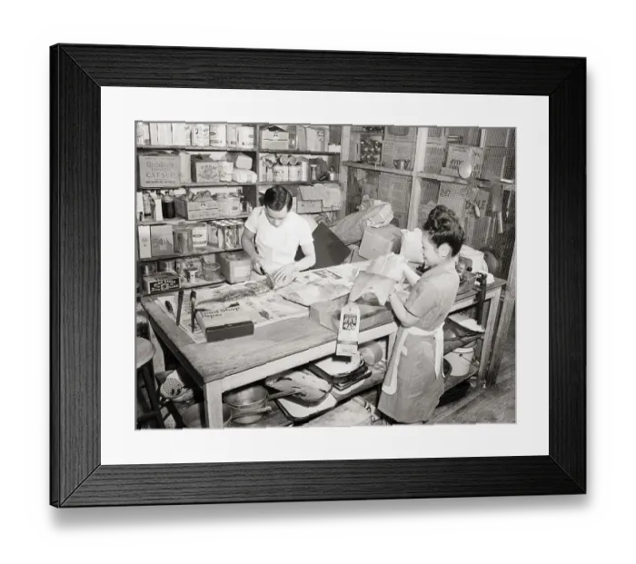 Framed Print : The Terao Family (Nisei) Delicatessen Framed Print : The Terao Family (Nisei) Delicatessen