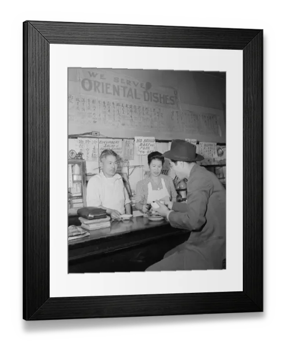 Framed Print : Japanese Lunch Counter Framed Print : Japanese Lunch Counter
