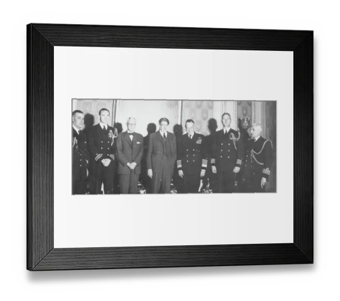 Framed Print : American and Uruguayan Leaders
