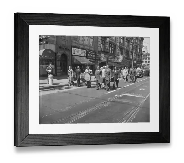 Framed Print : Demonstrators March Against Lynchings Framed Print : Demonstrators March Against Lynchings
