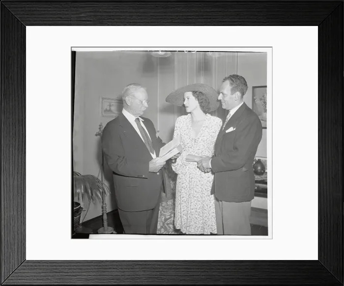 Framed Print : Kitty Carlisle Being Wed Framed Print : Kitty Carlisle Being Wed