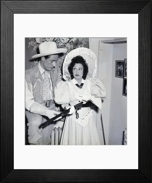 Framed Print : Actress Ethel Merman as Annie Oakley Framed Print : Actress Ethel Merman as Annie Oakley