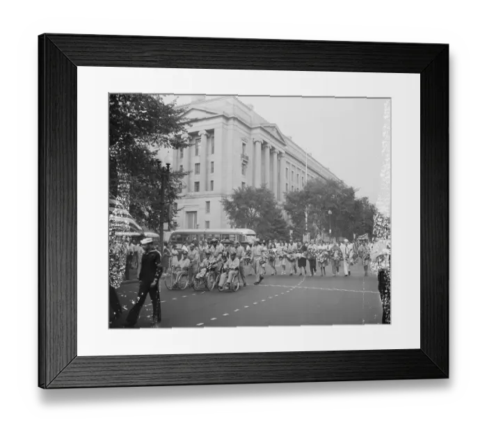 Framed Print : Mourners in Civil Rights March Framed Print : Mourners in Civil Rights March