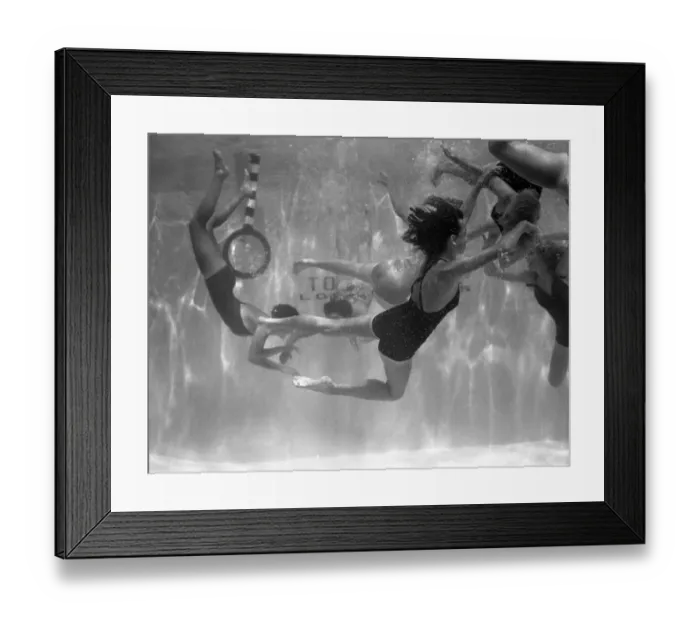 Framed Print : The Mermaids of Underwater Basketball Framed Print : The Mermaids of Underwater Basketball