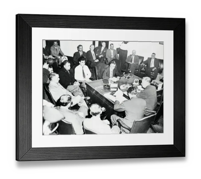 Framed Print : Murderer Confessing to Prosecutors Framed Print : Murderer Confessing to Prosecutors