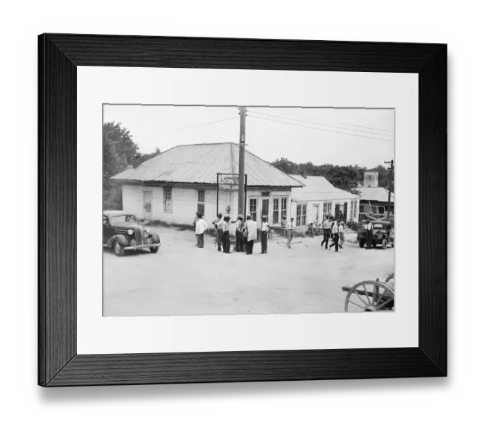 Framed Print : Mourners Gather for Racial Violence Victims Framed Print : Mourners Gather for Racial Violence Victims