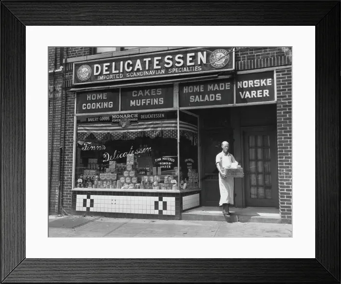 Framed Print : Finn's Delicatessen, Brooklyn Framed Print : Finn's Delicatessen, Brooklyn