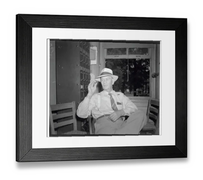 Framed Print : Country Policeman Conversing with Reporter on African American Slayings Framed Print : Country Policeman Conversing with Reporter on African American Slayings