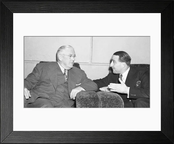 Framed Print : J. Arthur Rank and Joseph Breen Framed Print : J. Arthur Rank and Joseph Breen