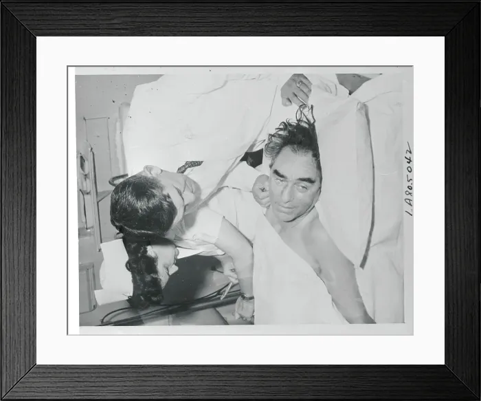Framed Print : Hospital Attendants Aiding Busby Berkeley Framed Print : Hospital Attendants Aiding Busby Berkeley