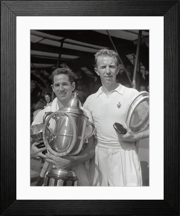 Framed Print : Don Budge and Bobby Riggs Framed Print : Don Budge and Bobby Riggs
