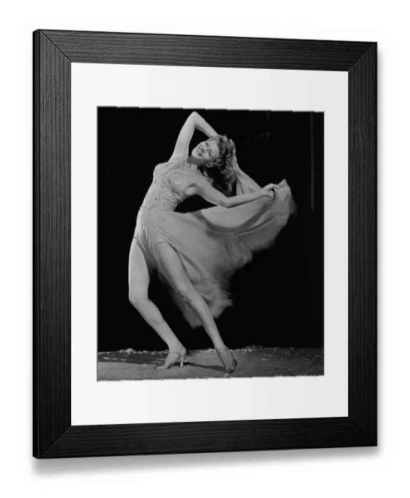 Framed Print : Rita Hayworth Dancing Framed Print : Rita Hayworth Dancing