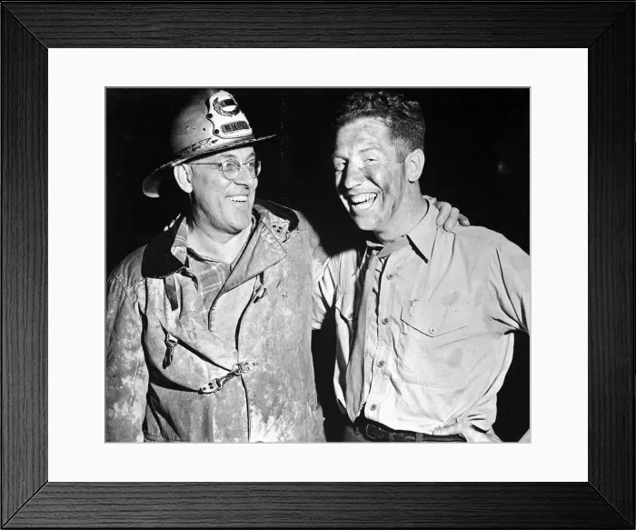 Framed Print : Heroes of Howard Hughes Rescue Framed Print : Heroes of Howard Hughes Rescue