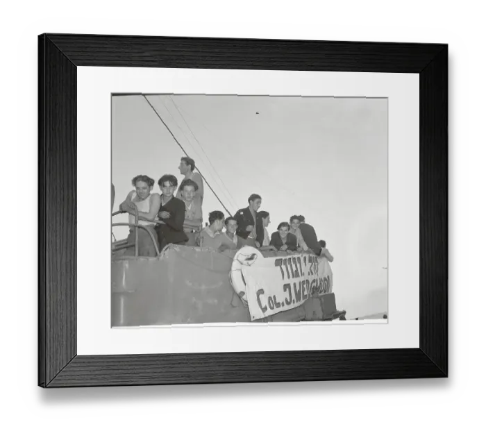 Framed Print : Young Refugees Framed Print : Young Refugees